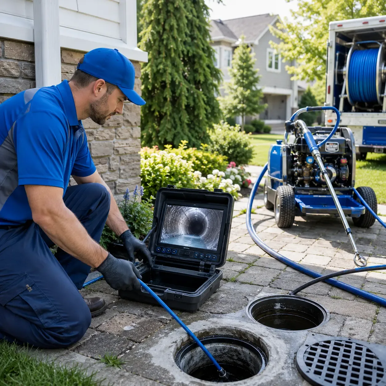 Outdoor drain cleaning professionals serving Walnut Grove, CA